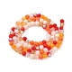 Electroplate Glass Beads Strands US-EGLA-P048-A04-2