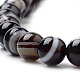 Natural Striped Agate/Banded Agate Beads Strands US-G-S259-04A-8mm-3