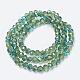 Electroplate Glass Beads Strands US-EGLA-A034-T10mm-I01-2