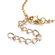 Brass Ball Chains Necklace Making US-NJEW-JN02838-02-3