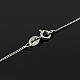 Trendy Unisex Sterling Silver Twisted Chain Necklaces US-X-STER-M034-B-03-3