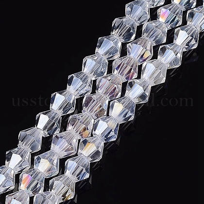 Glass Beads Strands US-EGLA-S056-04-1