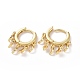Brass Huggie Hoop Earrings US-EJEW-K083-44G-4