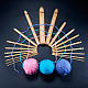 BENECREAT Bamboo Crochet Hooks US-TOOL-BC0005-01-4