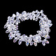 Electroplate Glass Faceted Teardrop Beads Strands US-EGLA-D014-01-1