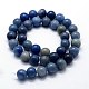 Natural Blue Aventurine Beads Strands US-G-I199-24-8mm-2