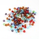 Faceted Rondelle Transparent Glass Beads US-GLAA-R152-4mm-M1-3