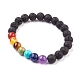 Natural & Synthetic Mixed Stone Stretch Bracelets US-BJEW-JB03603-1
