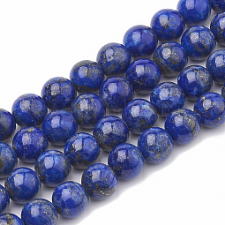 Natural Lapis Lazuli Beads Strands US-G-S333-6mm-013