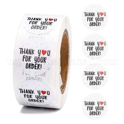 1 Inch Thank You Stickers US-DIY-G013-A24-1