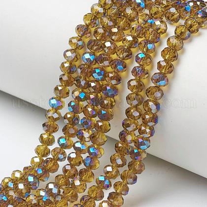 Electroplate Glass Beads Strands US-EGLA-A034-T10mm-I20-1