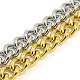 304 Stainless Steel Curb Chain/Twisted Chain Bracelets US-STAS-A028-B140-1