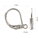 304 Stainless Steel Leverback Earring Findings US-STAS-S028-07-2