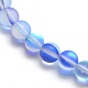 Synthetic Moonstone Beads Strands US-G-F142-8mm-08-3