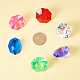 PandaHall Elite Acrylic Diamond Gems Pointed Back Cabochons US-GACR-PH0003-01-3