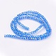 Electroplate Glass Beads Strands US-EGLA-R048-3mm-M-2
