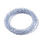 Faceted Transparent Glass Beads Stretch Bracelets US-BJEW-S144-002B-05-2
