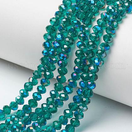 Electroplate Glass Beads Strands US-EGLA-A034-T10mm-I15-1