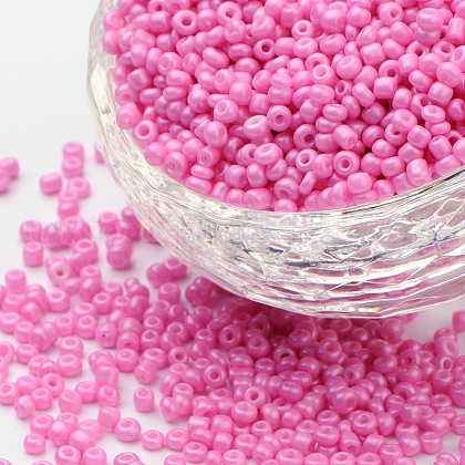 Baking Paint Glass Seed Beads US-SEED-S002-K2-1