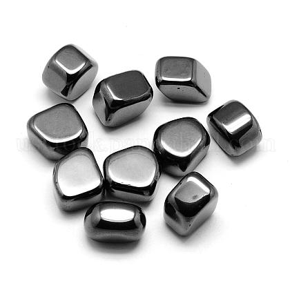 Non-magnetic Synthetic Hematite Gemstone Beads US-G-S218-22-1