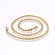 304 Stainless Steel Rope Chain Necklaces US-NJEW-F226-03G-01-1