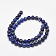 Natural Lapis Lazuli Round Bead Strands US-G-E262-01-8mm-10