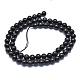 Natural Shungite Beads Strands US-G-M353-A04-8mm-2