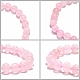 Natural Rose Quartz Beaded Stretch Bracelets US-B072-1-3