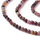 Natural Red Corundum/Ruby and Sapphire Beads Strands US-G-B037-01A-3