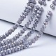 Electroplate Glass Beads Strands US-EGLA-A034-P2mm-B17-1