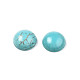 Craft Findings Dyed Synthetic Turquoise Gemstone Flat Back Dome Cabochons US-TURQ-S266-6mm-01-2