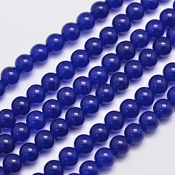 Natural & Dyed Malaysia Jade Bead Strands US-G-A146-6mm-A22