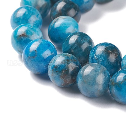 Natural Apatite Beads Strands US-G-F617-01-6mm-1