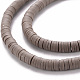 Handmade Polymer Clay Bead Strands US-CLAY-T002-6mm-52-3