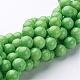 Natural Mashan Jade Round Beads Strands US-G-D263-10mm-XS17-1