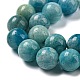 Natural Gemstone Hemimorphite Round Beads Strands US-G-L145-6mm-01-4