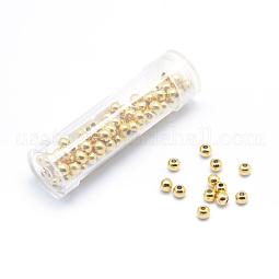 Brass Spacers Beads US-KK-K185-27-4mm-NR