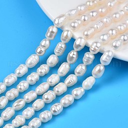 Natural Cultured Freshwater Pearl Beads Strands US-PEAR-N012-07A