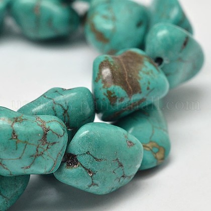 Dyed Natural Magnesite Bead Strands US-G-M139-11-C-1
