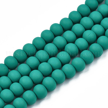 Handmade Polymer Clay Beads Strands US-CLAY-N008-053-05-1