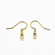 Brass Earring Hooks US-KK-T032-006G-1