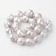 Natural Baroque Pearl Keshi Pearl Beads Strands US-PEAR-R064-09-2