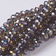 Electroplate Glass Beads Strands US-GR6MMY-9AB-1