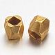 Golden Alloy Faceted Column Spacer Beads US-X-PALLOY-C077-G-2