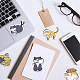 Cartoon Cat Paper Stickers Set US-DIY-M031-54-7