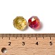 Electroplate Faceted Rondelle AB Color Plated Transparent Glass Beads US-GLAA-R152-10mm-M2-6