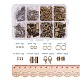Jewelry Basics Class Kit Antique Bronze Lobster Clasp Jump Rings Alloy Drop End Pieces Ribbon Ends Mix 8 Style in In A Box US-FIND-PH0002-01AB-NF-B-3
