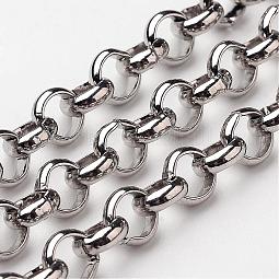 304 Stainless Steel Rolo Chains US-STAS-M032-42P-5.7mm