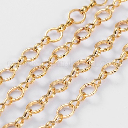 Brass Handmade Chains Mother-son Chains US-CHR099-CK25-G-1