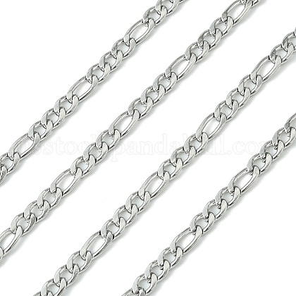 304 Stainless Steel Figaro Chains US-CHS-L015-17-1